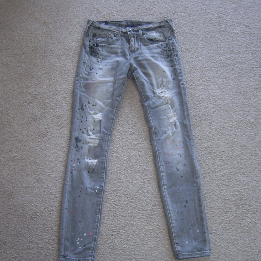 Like New Excellent Condition True Religion Women Jeans sz 27 Made in Mexico